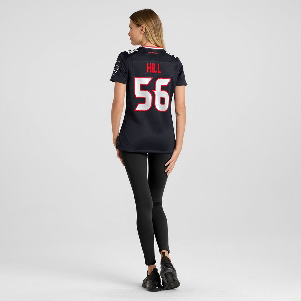 Jamal Hill Houston Texans Nike Women's Team Game Jersey - Navy