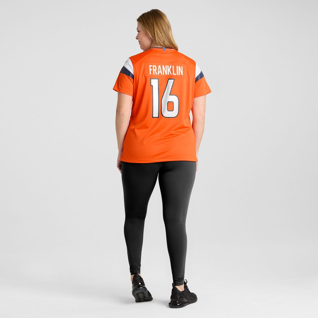 Troy Franklin Denver Broncos Nike Women's Team Game Official Jersey -  Orange
