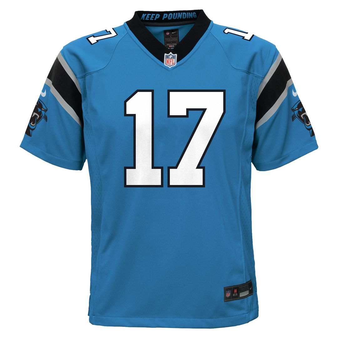 Xavier Legette Carolina Panthers Nike Youth Team Game Official Jersey - Black