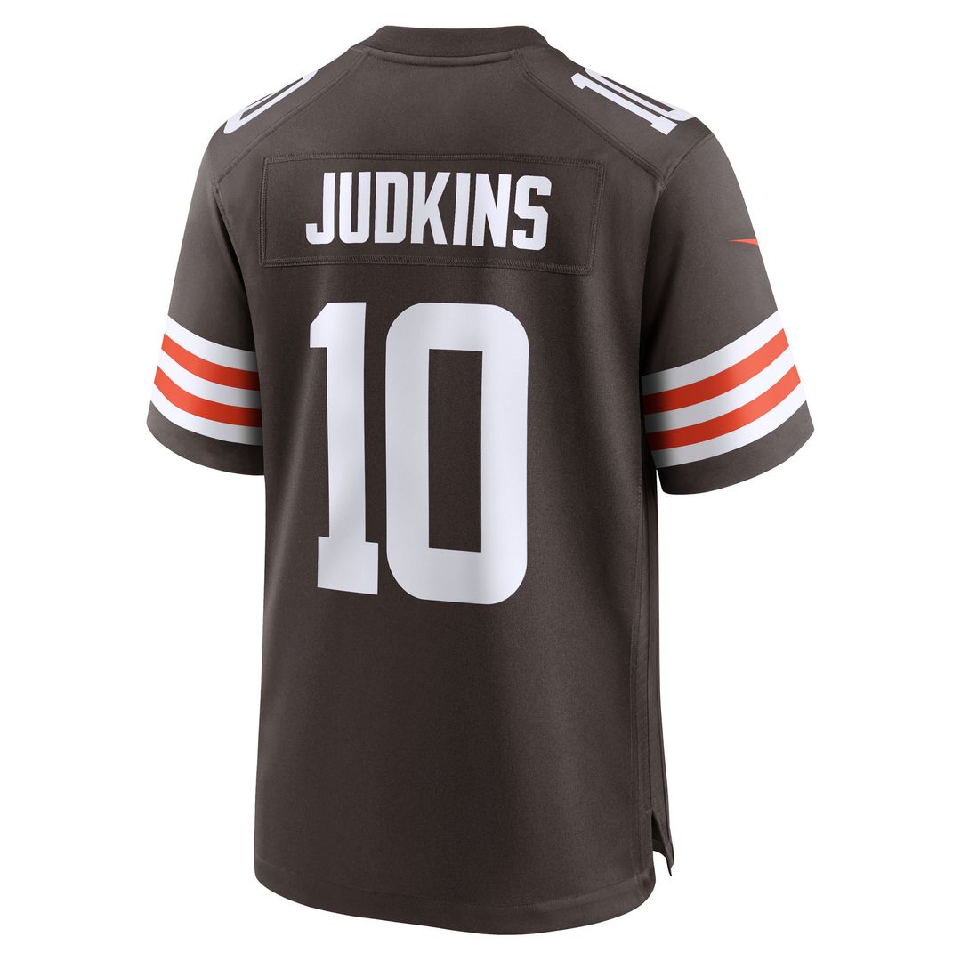 Quinshon Judkins Cleveland Browns Nike 2025 NFL Draft Game Official Jersey - Brown