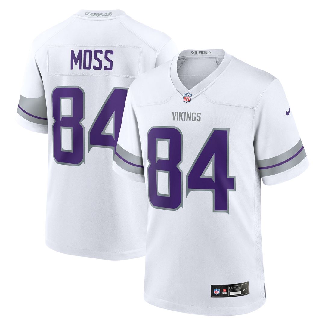 Randy Moss Minnesota Vikings Nike Classic Retired Player Game Official Jersey - Purple