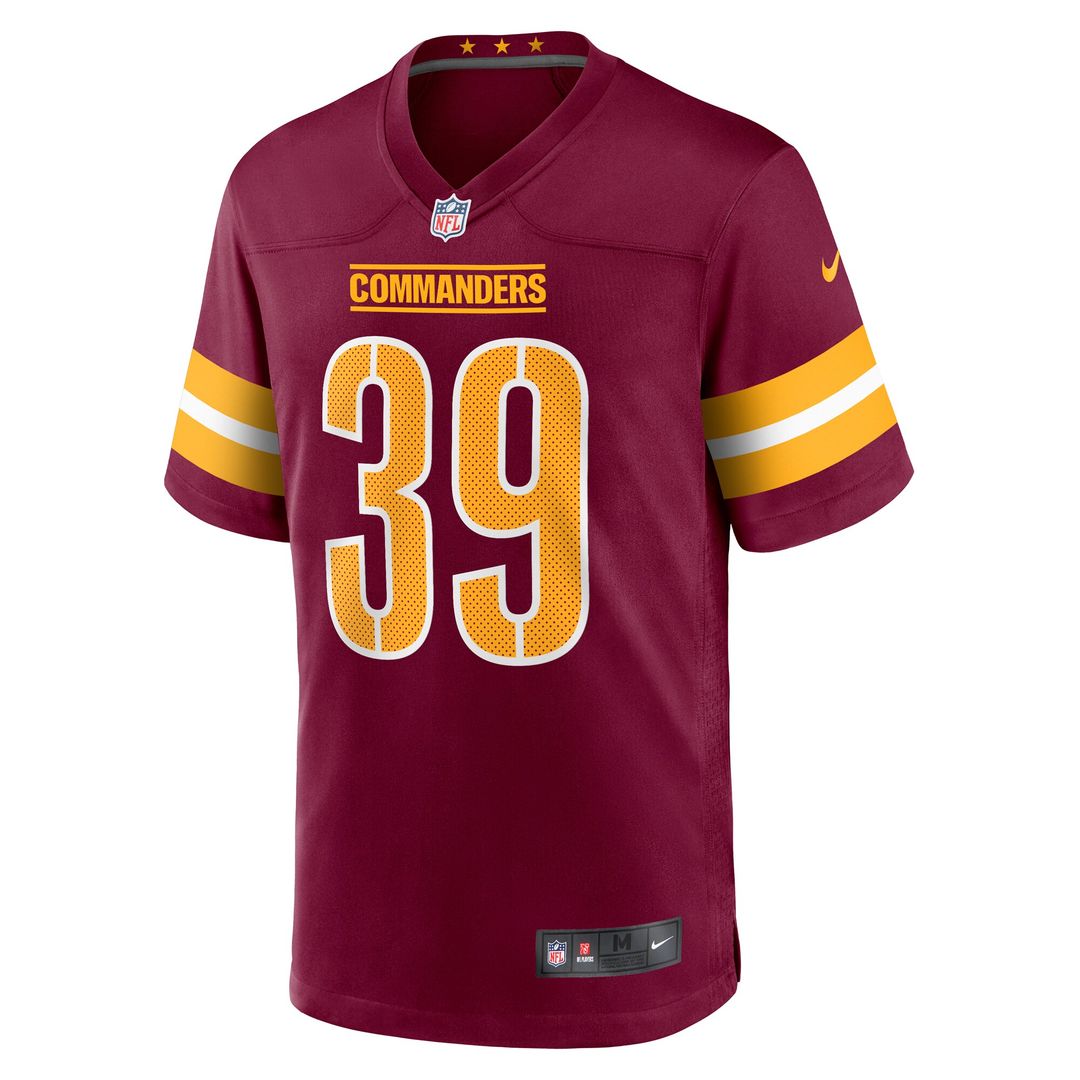 Jeremy Reaves Washington Commanders Nike Game Jersey - Burgundy