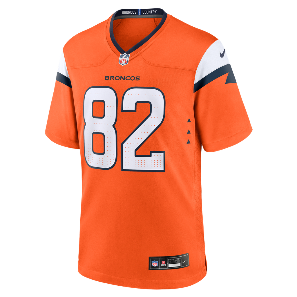 Adam Trautman Denver Broncos Nike Team Game Jersey - Orange