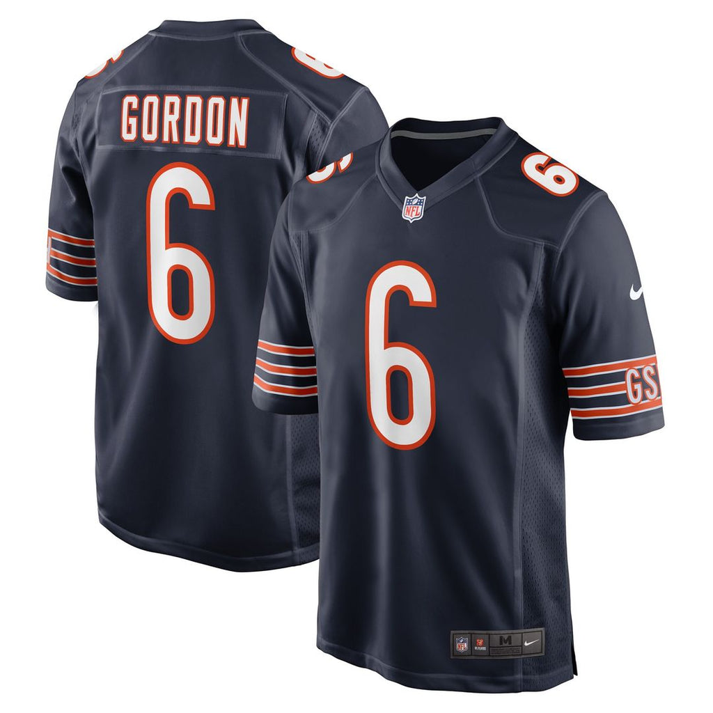 Kyler Gordon Chicago Bears Nike Game Player Official Jersey - Navy