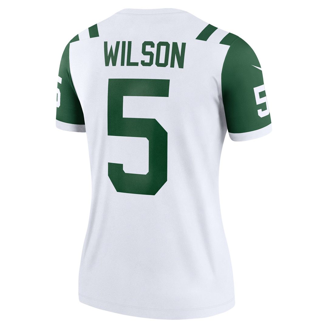 Garrett Wilson New York Jets Nike Women's Alternate Legend Player Performance Top - Classic Alternate White