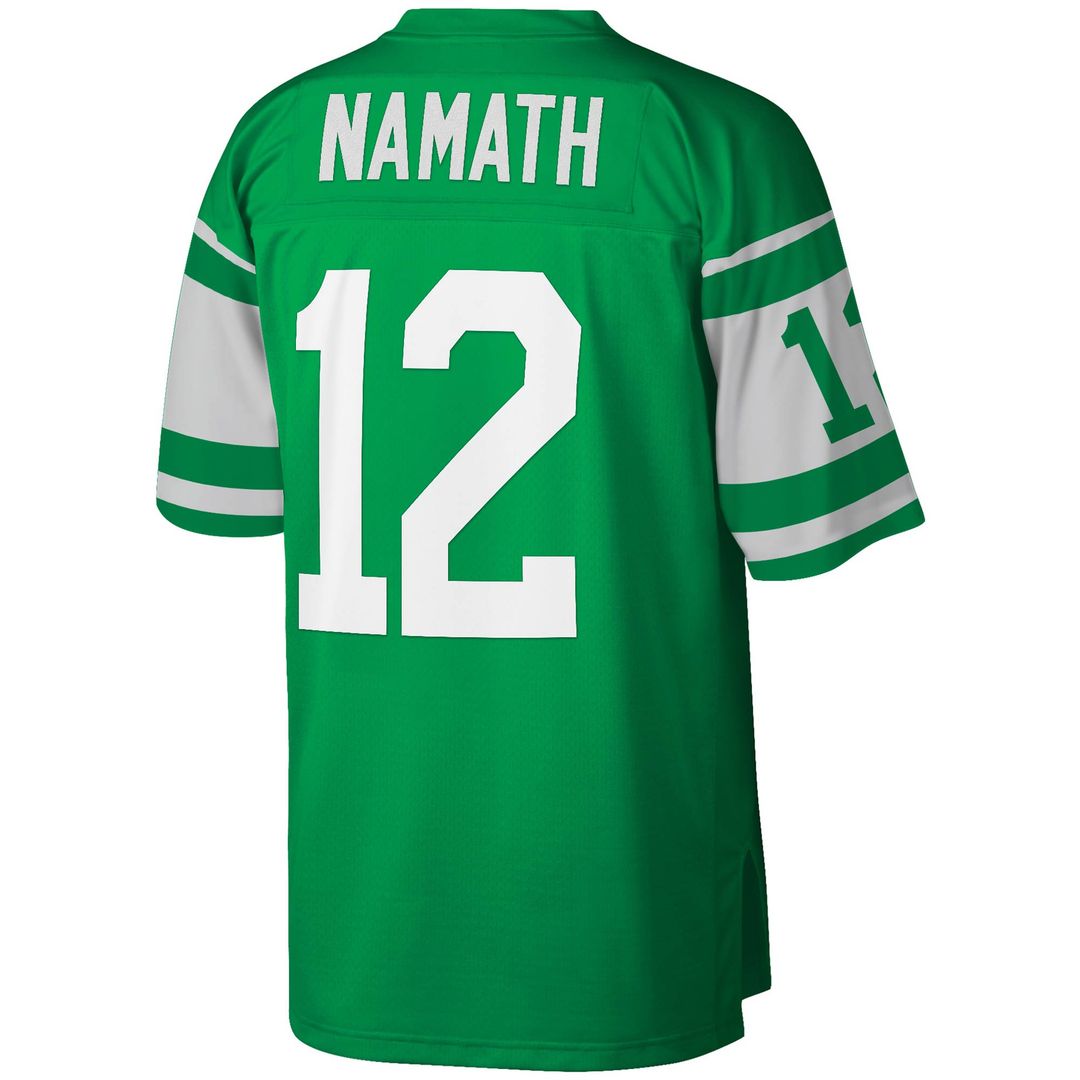 Joe Namath New York Jets Mitchell & Ness Legacy Replica Official Jersey - Kelly Green