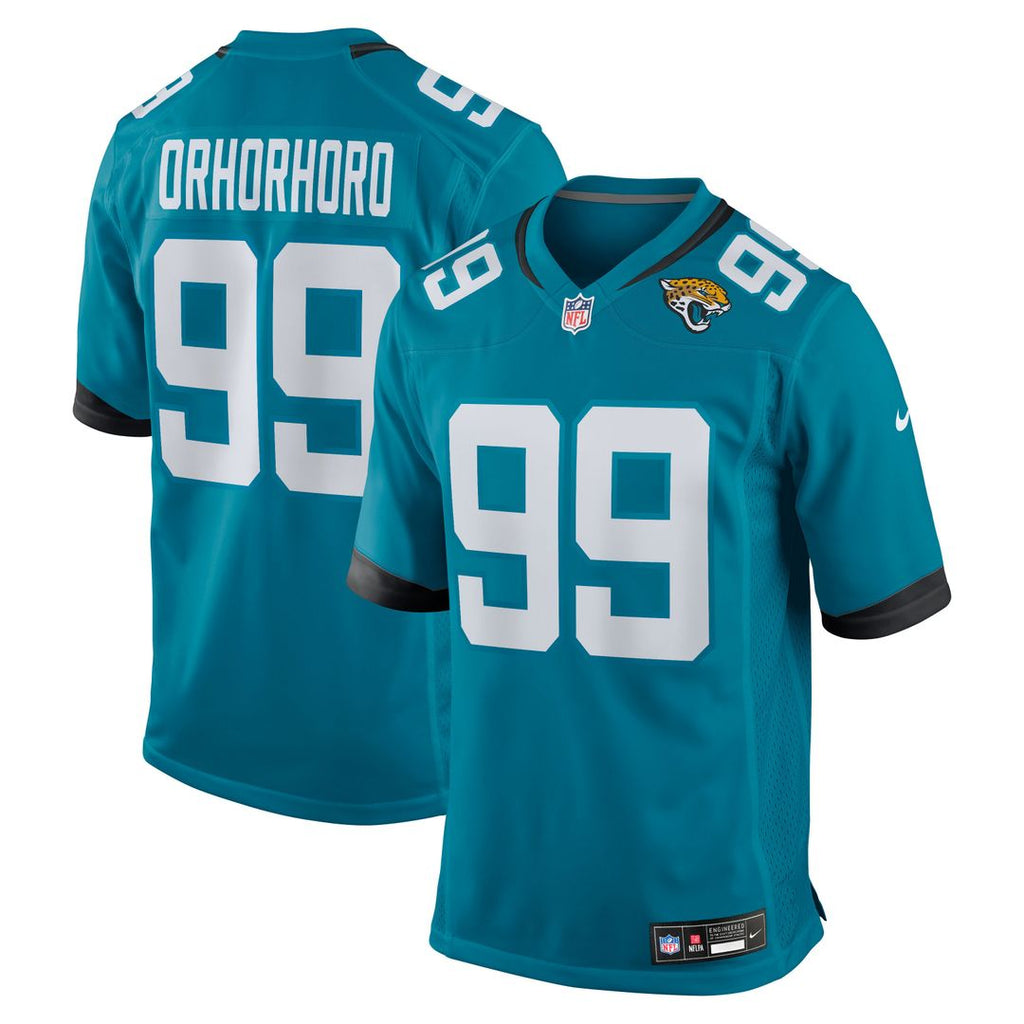 Ruke Orhorhoro Jacksonville Jaguars Nike Team Game Official Jersey -  Teal