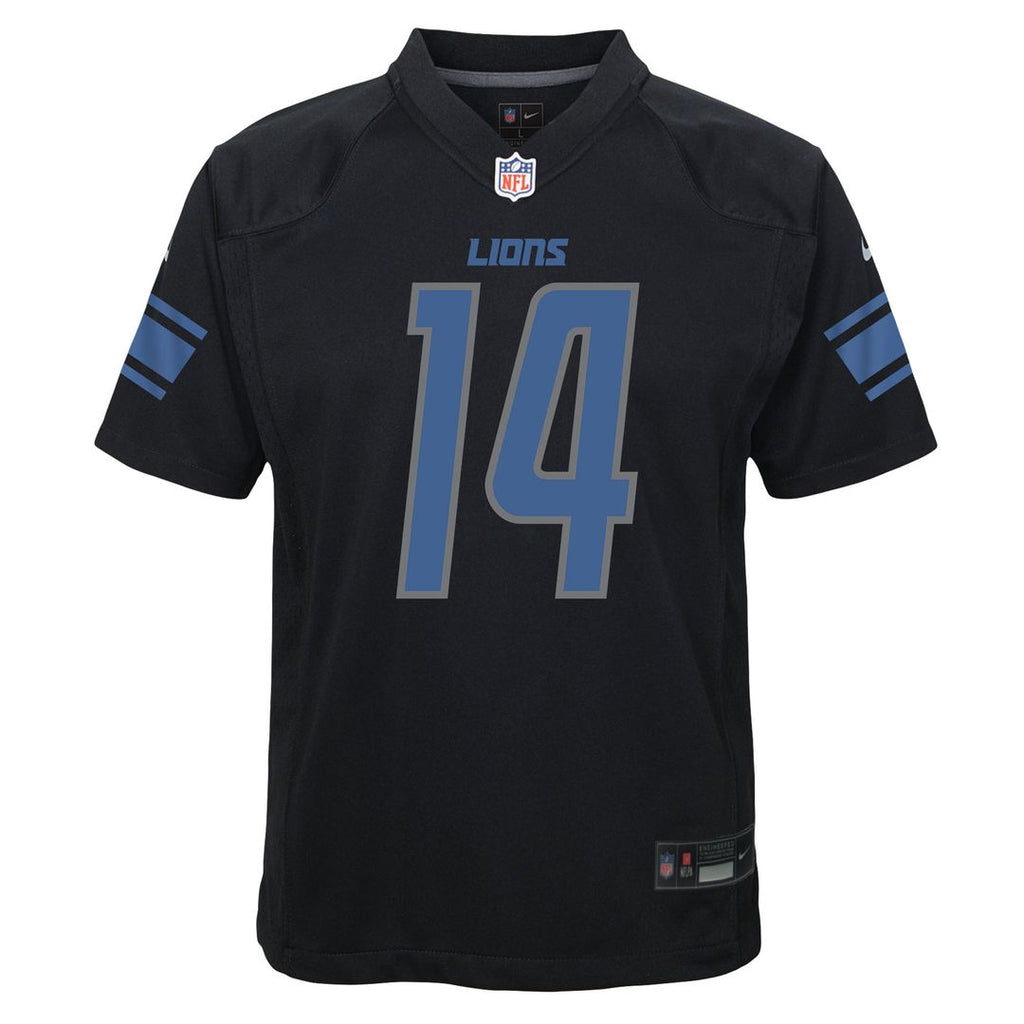 Amon-Ra St. Brown Detroit Lions Nike Youth Game Official Jersey - Black