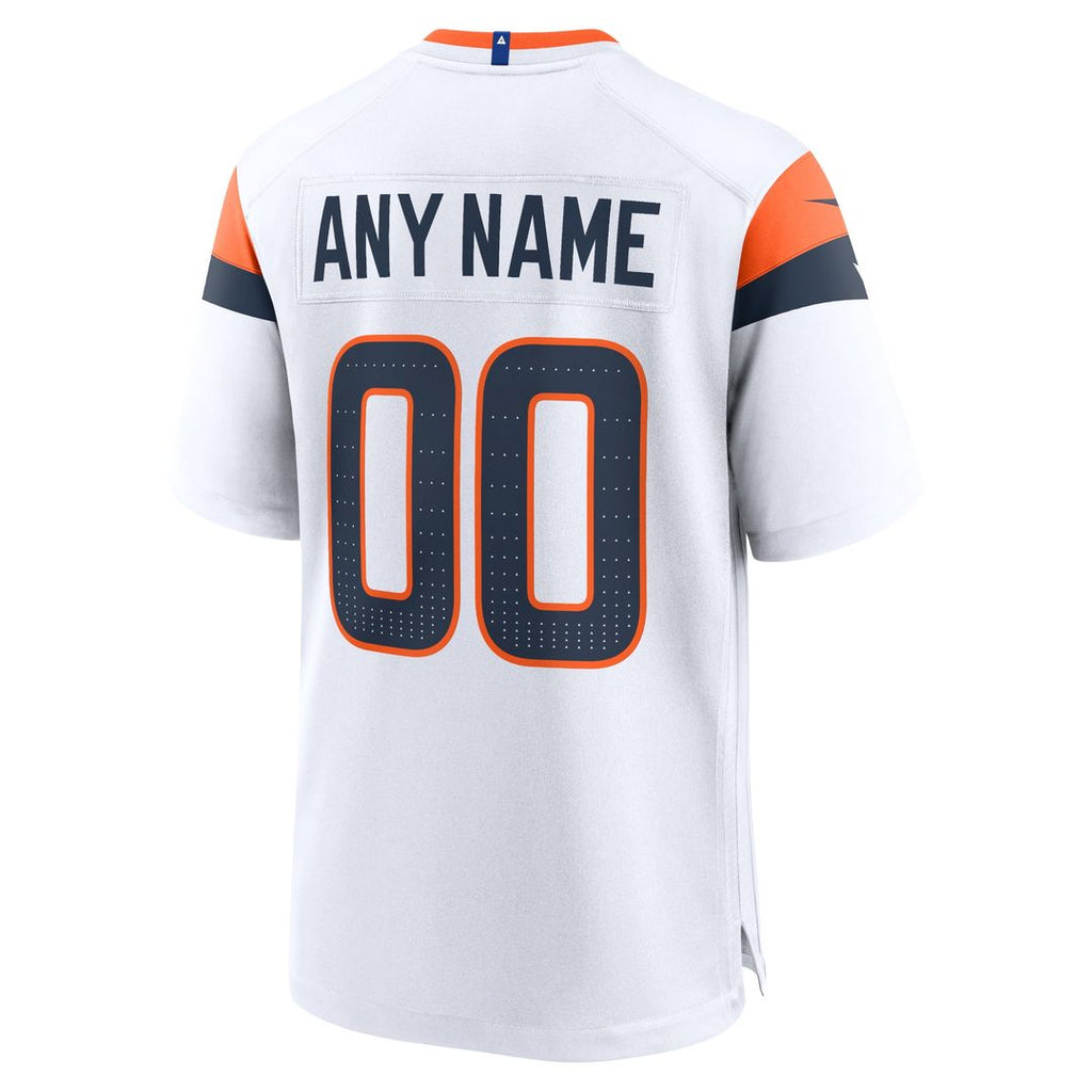 Denver Broncos Nike Team Custom Game Official Jersey - Orange