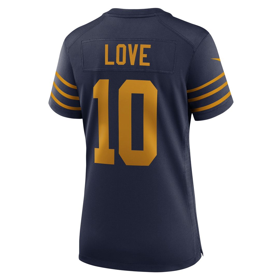 Jordan Love Green Bay Packers Nike Women's The 1923 Classic Game Official Jersey - Navy