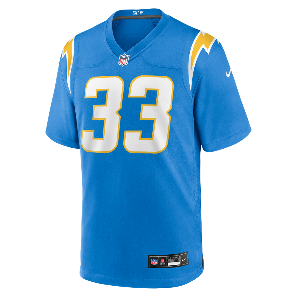 Derwin James Los Angeles Chargers Nike Game Player Official Jersey - Powder Blue