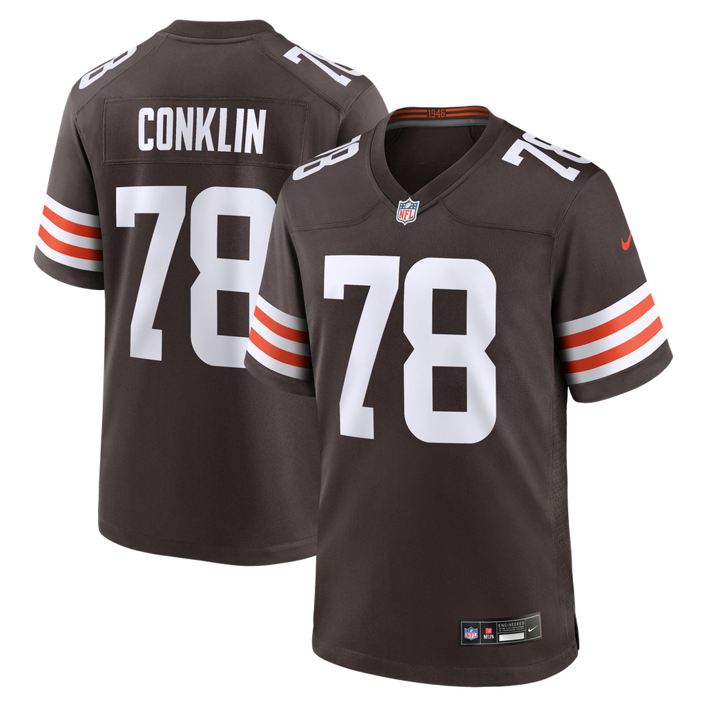 Jack Conklin Cleveland Browns Nike Game Player Official Jersey - Brown