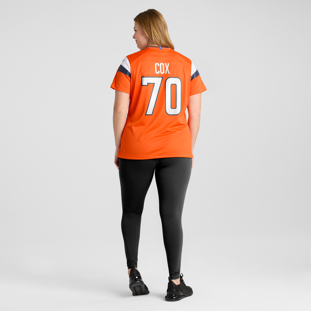 Marques Cox Denver Broncos Nike Women's Team Game Jersey - Orange