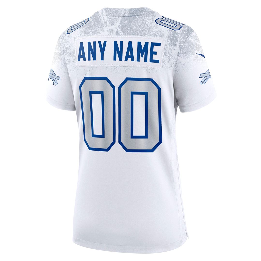 Buffalo Bills Nike Women's 2025 Rivalries Collection Custom Game Official Jersey - White