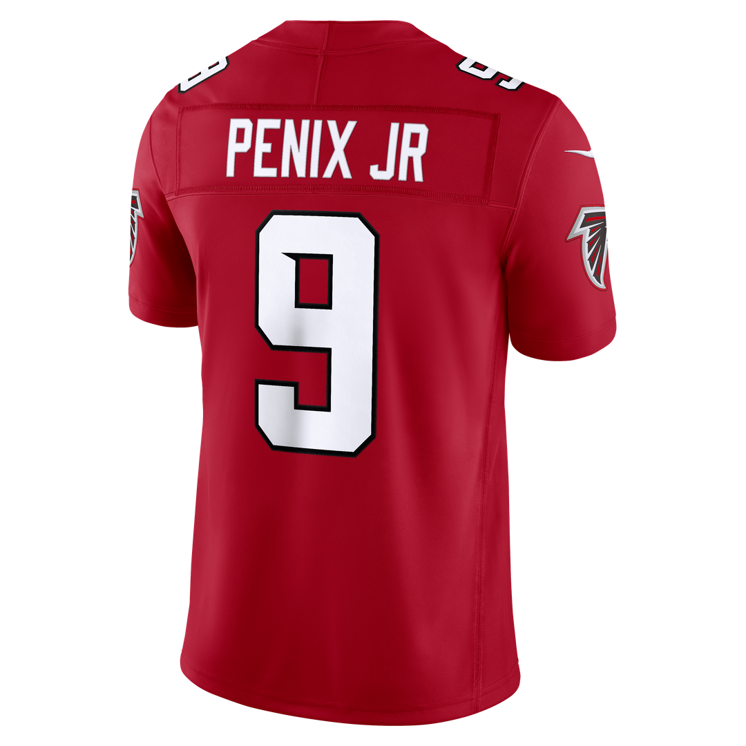 Michael Penix Jr. Atlanta Falcons Nike Vapor F.U.S.E. Stitched Limited Official Jersey - Red