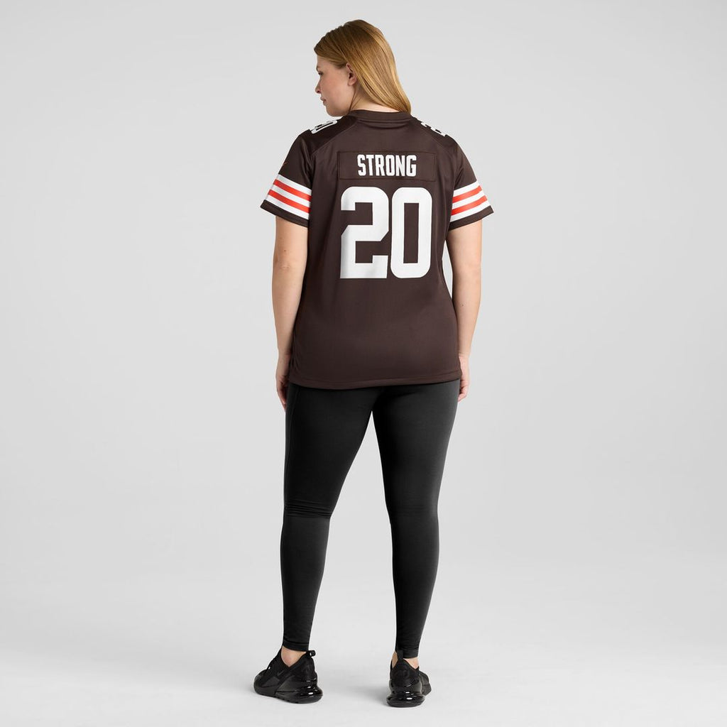 Pierre Strong Jr. Cleveland Browns Nike Women's Team Game Official Jersey -  Brown