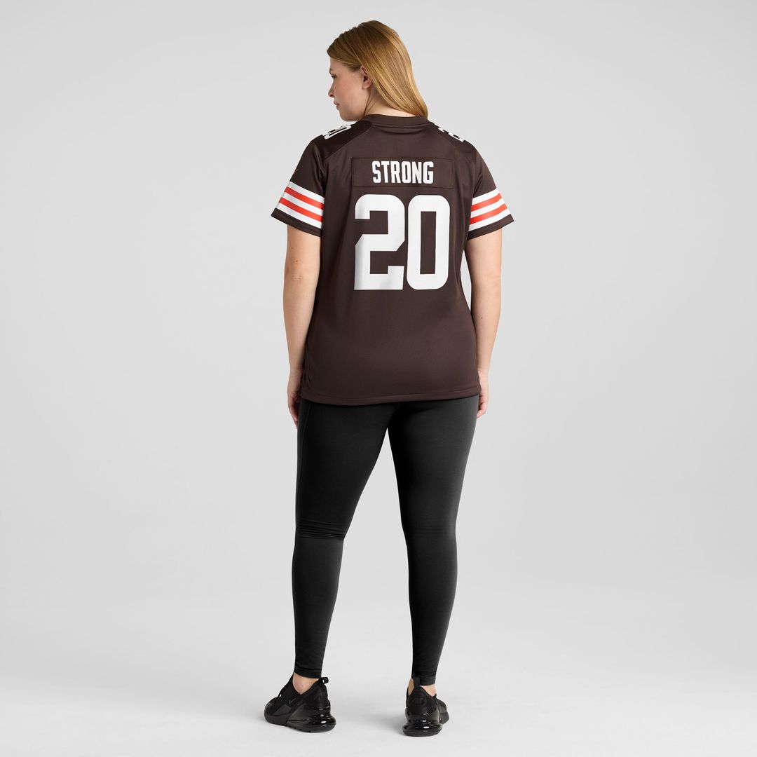 Pierre Strong Jr. Cleveland Browns Nike Women's Team Game Official Jersey -  Brown