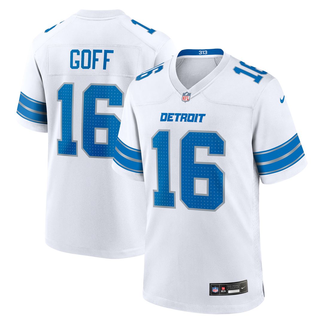Jared Goff Detroit Lions Nike 2nd Alternate Game Jersey - Black
