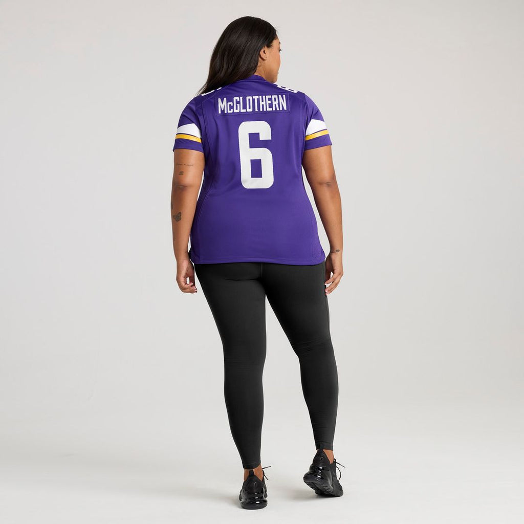 Dwight McGlothern Minnesota Vikings Nike Women's Team Game Official Jersey -  Purple