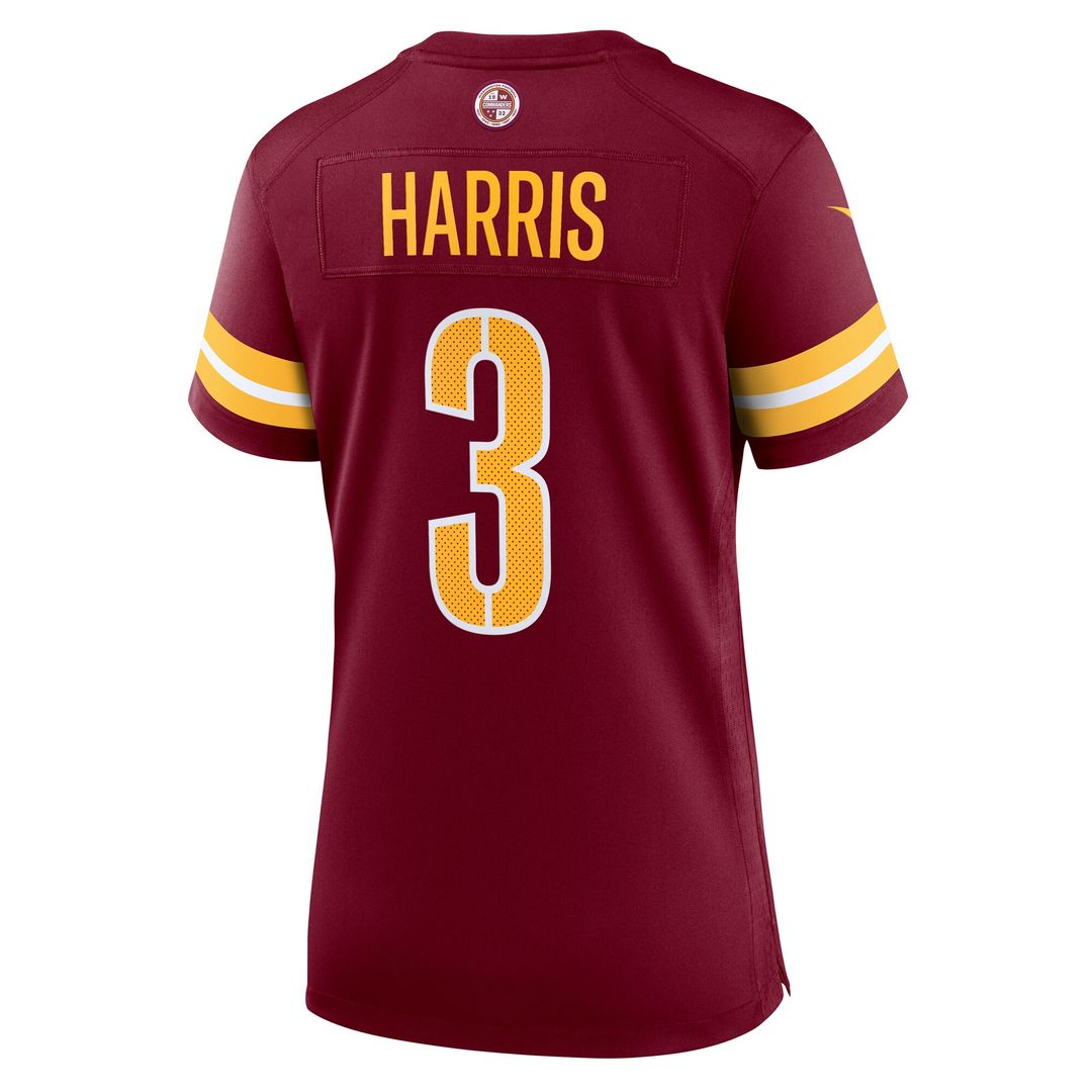 Will Harris Washington Commanders Nike Women's Team Game Jersey - Burgundy
