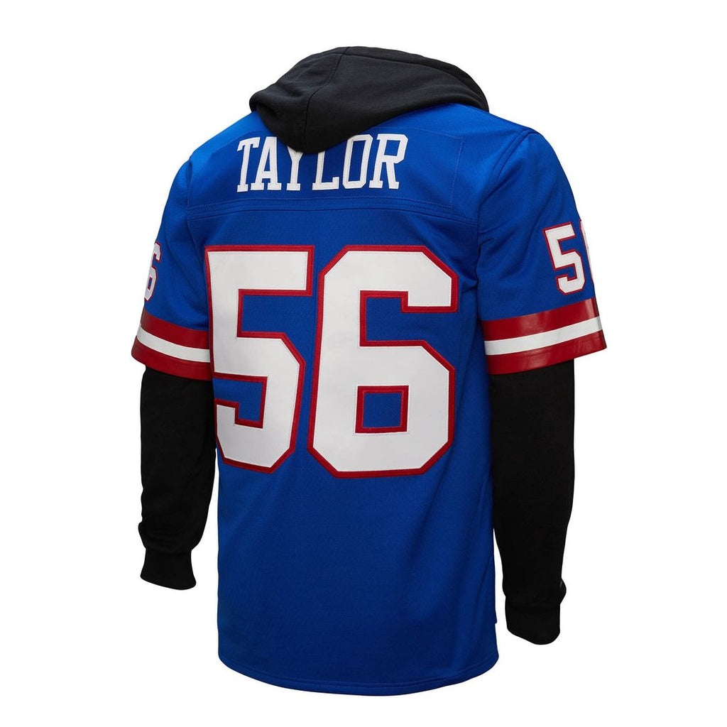 Lawrence Taylor New York Giants Mitchell & Ness Player Name & Number Hoodie Legacy Official Jersey - Royal