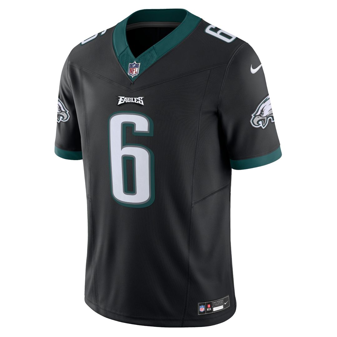 DeVonta Smith Philadelphia Eagles Nike Vapor F.U.S.E. Limited Official Jersey - Black