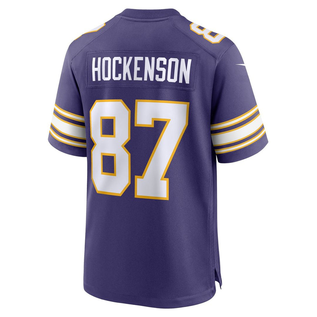 T.J. Hockenson Minnesota Vikings Nike Classic Player Game Official Jersey - Purple