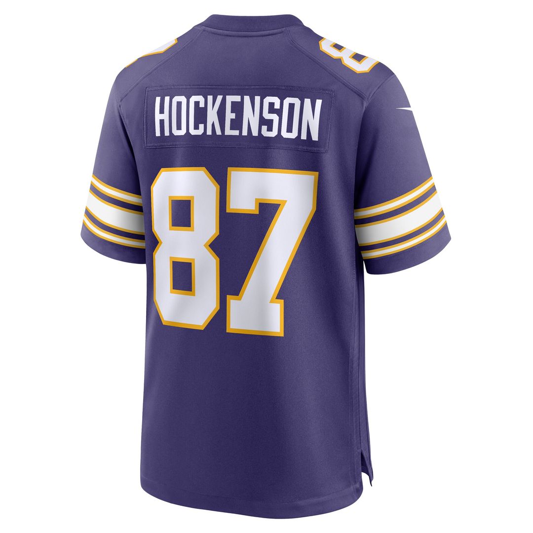 T.J. Hockenson Minnesota Vikings Nike Classic Player Game Official Jersey - Purple