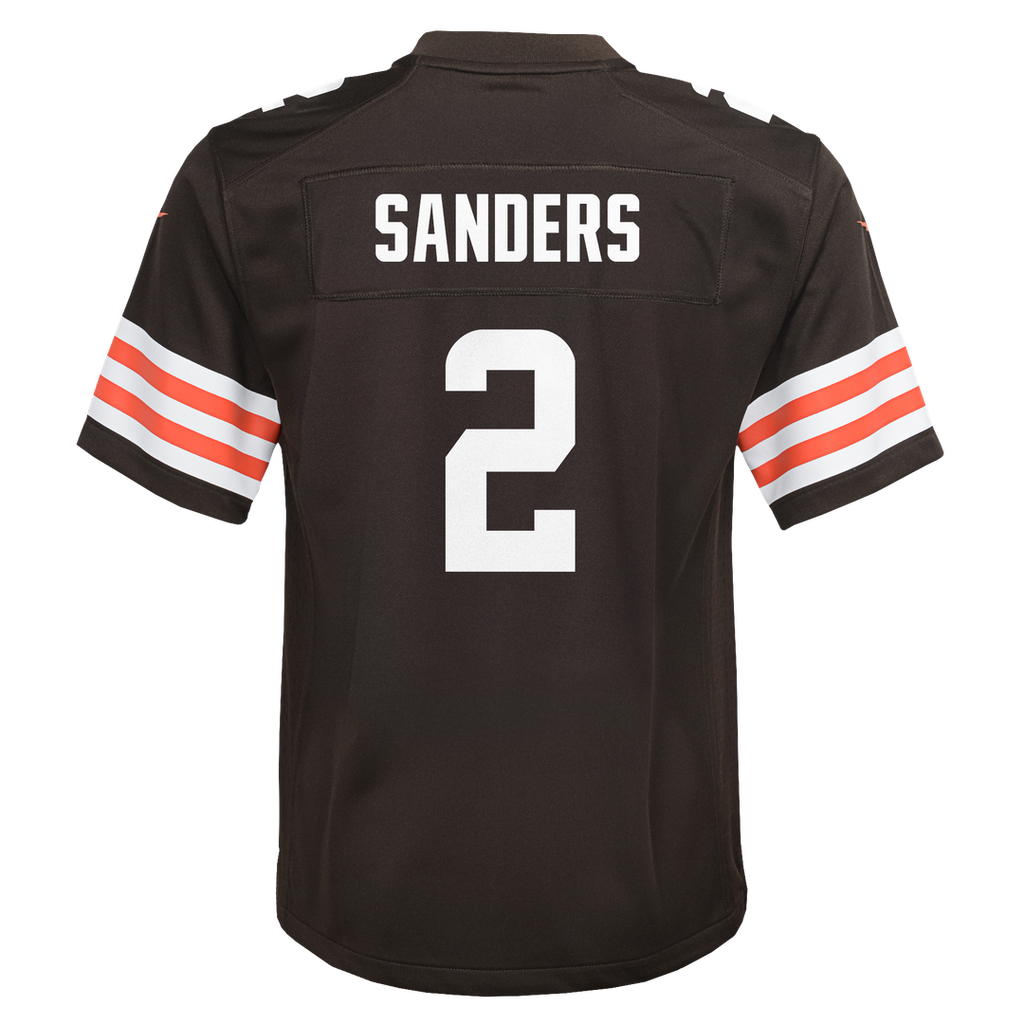 Shedeur Sanders Cleveland Browns Nike Youth Game Official Jersey - Brown