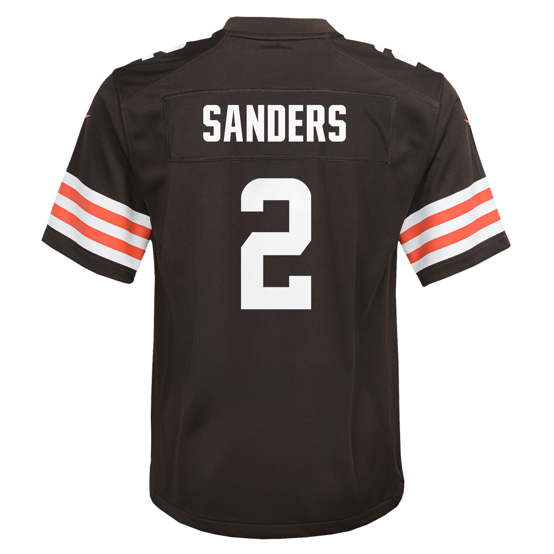Shedeur Sanders Cleveland Browns Nike Youth Game Official Jersey - Brown