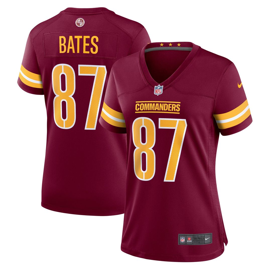 John Bates Washington Commanders Nike Women's  Game Official Jersey -  Burgundy