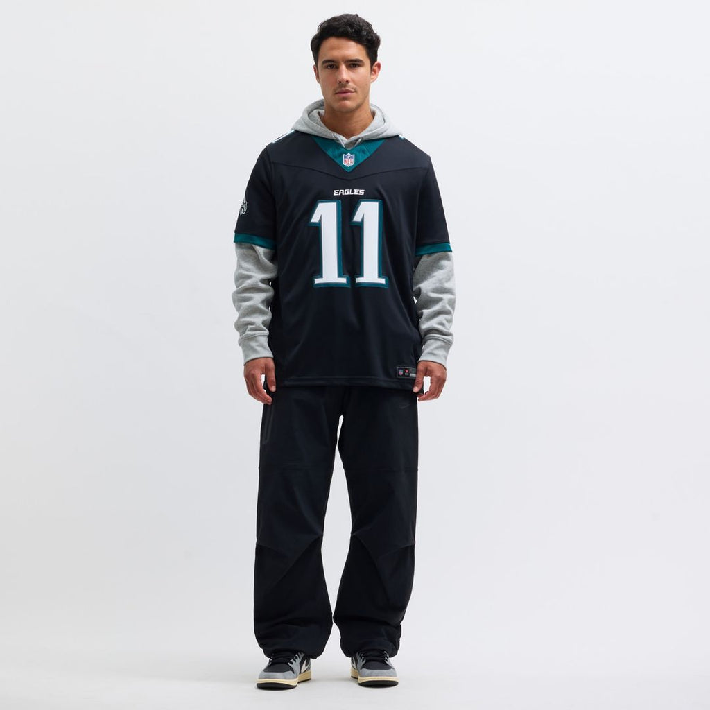 A.J. Brown Philadelphia Eagles Nike Alternate Vapor F.U.S.E. Limited Official Jersey - Black