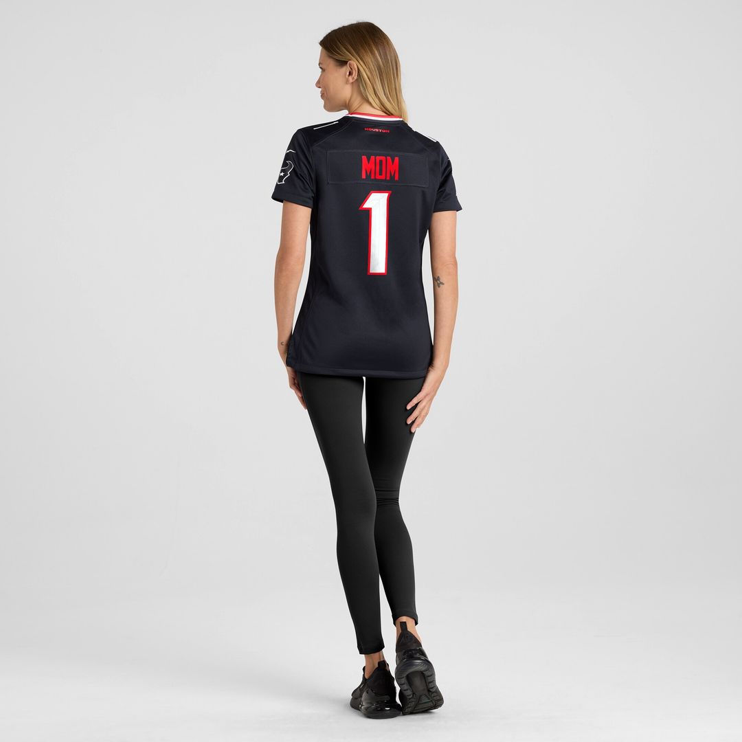 Houston Texans Nike Women's #1 Mom Game Official Jersey - Navy