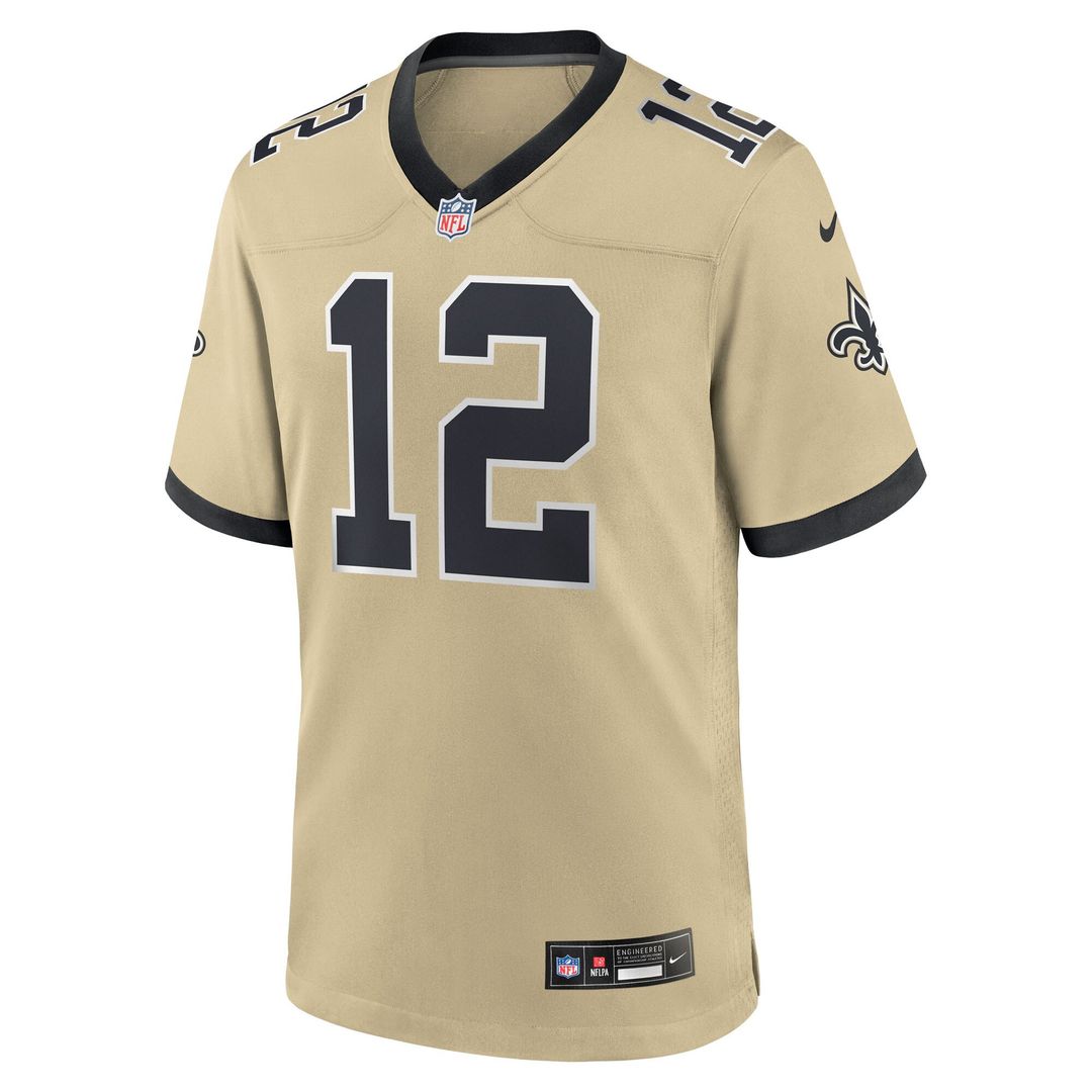Chris Olave New Orleans Saints Nike Youth Gameday Golds Alternate Game Player Official Jersey - Gold