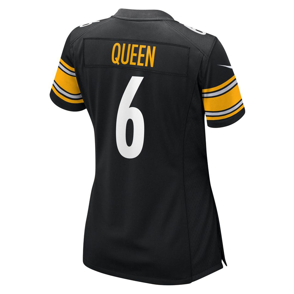 Patrick Queen Pittsburgh Steelers Nike Women's Team Game Official Jersey -  Black
