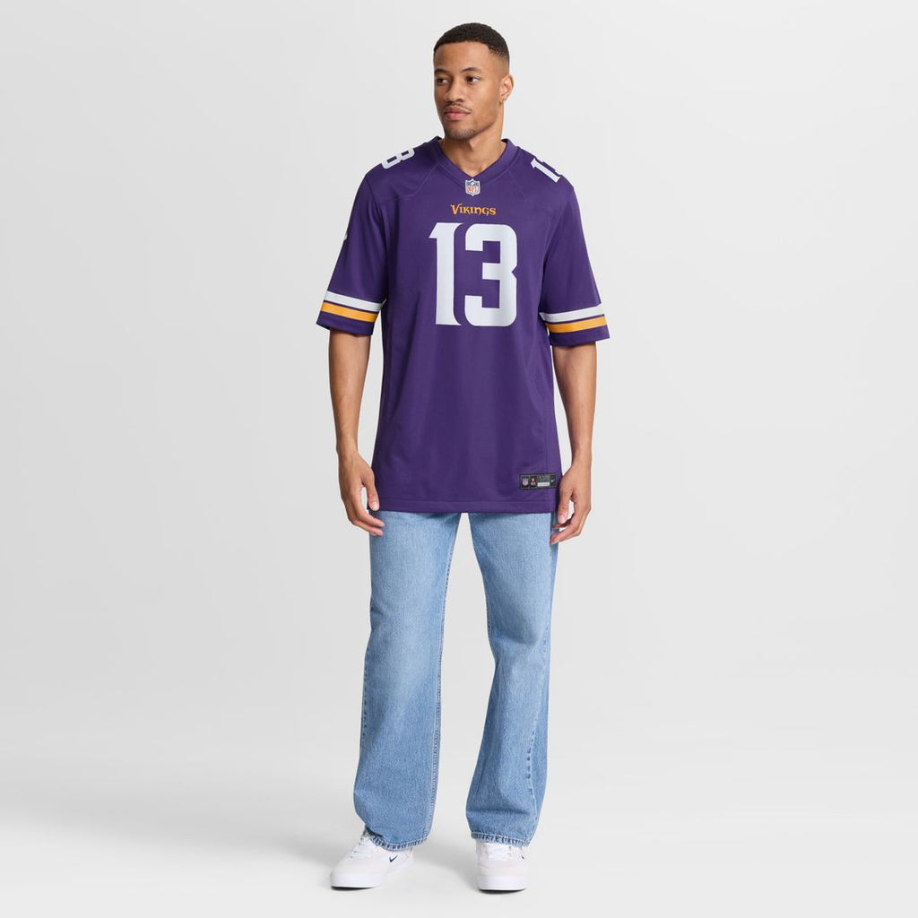Tai Felton Minnesota Vikings Nike Team Game Official Jersey -  Purple
