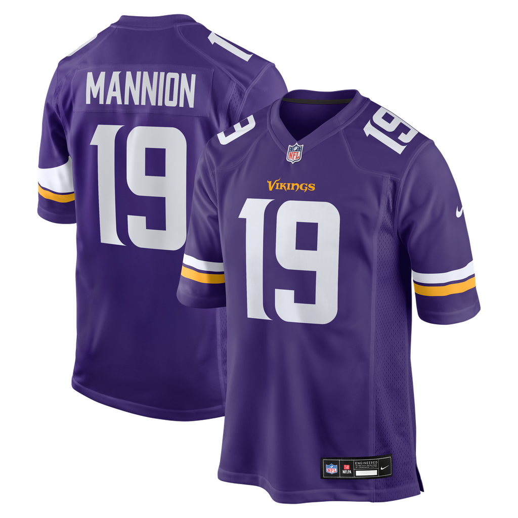 Sean Mannion Minnesota Vikings Nike  Game Official Jersey -  Purple