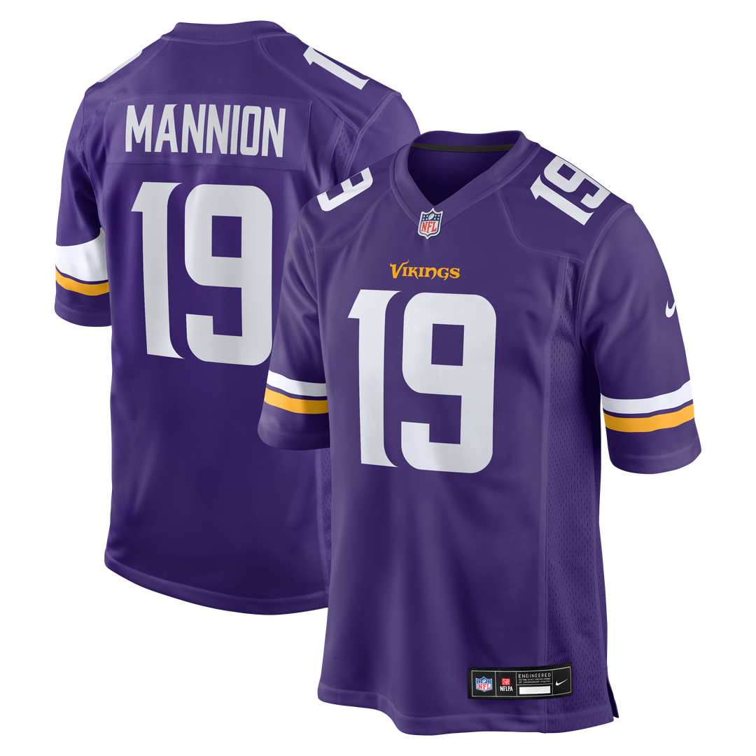 Sean Mannion Minnesota Vikings Nike  Game Official Jersey -  Purple