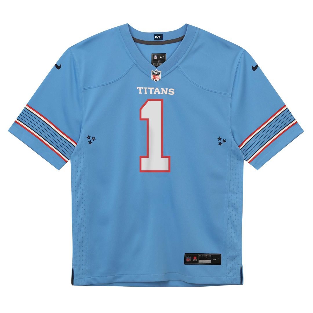 Cameron Ward Tennessee Titans Nike Toddler Team Game Official Jersey - Light Blue