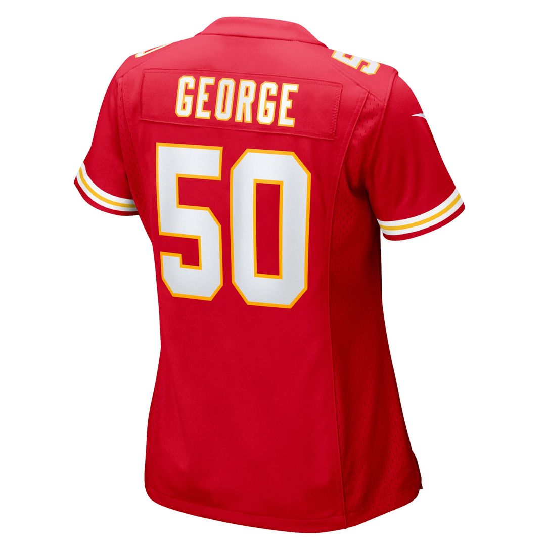 Brandon George Kansas City Chiefs Nike Women's Team Game Jersey - Red