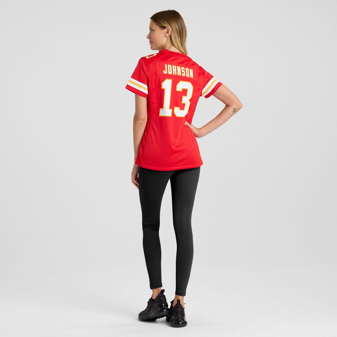 Nazeeh Johnson Kansas City Chiefs Nike Women's Game Player Official Jersey - Red