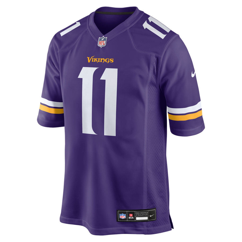 Carson Wentz Minnesota Vikings Nike Team Game Official Jersey -  Purple