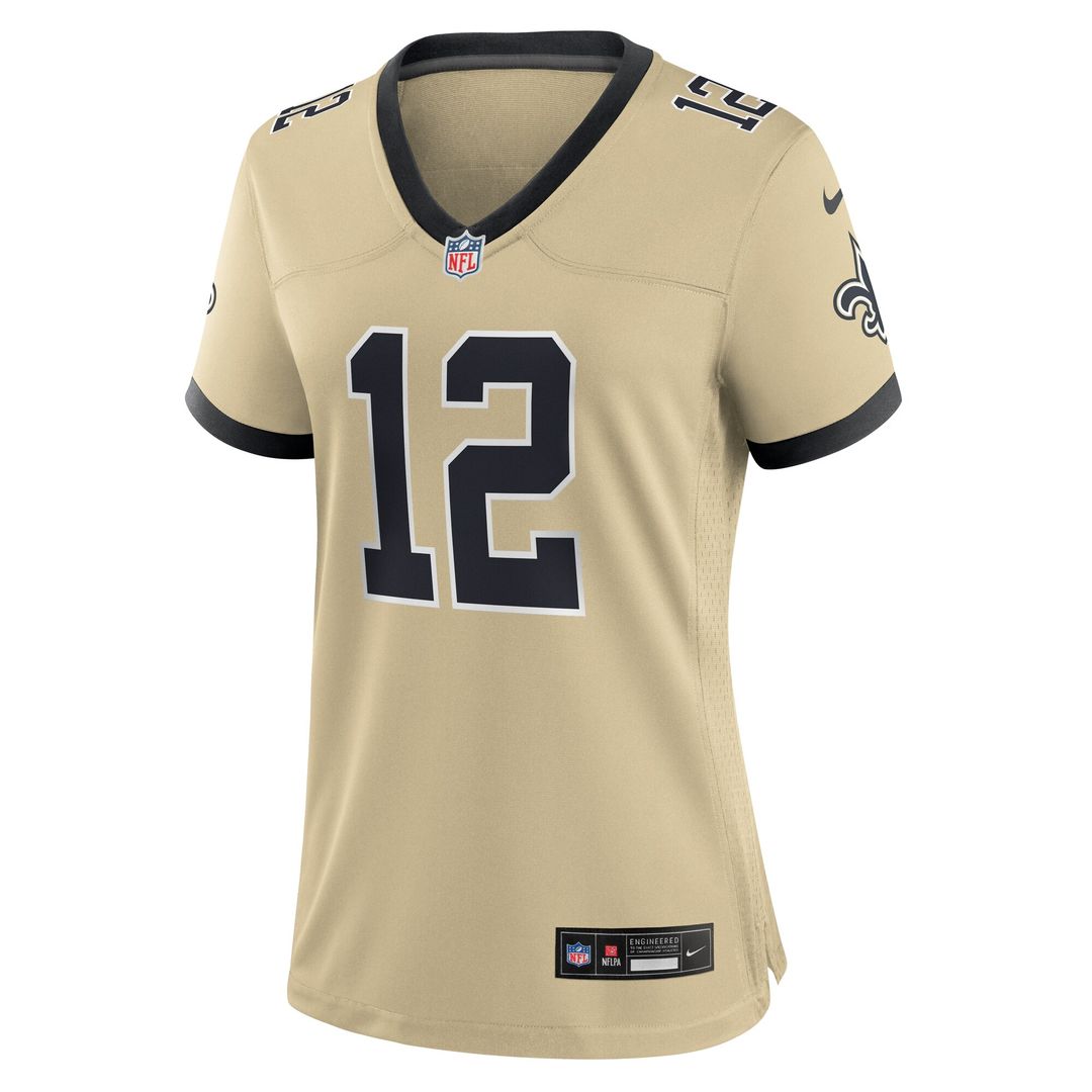 Chris Olave New Orleans Saints Nike Women's Gameday Golds Alternate Game Player Official Jersey - Gold