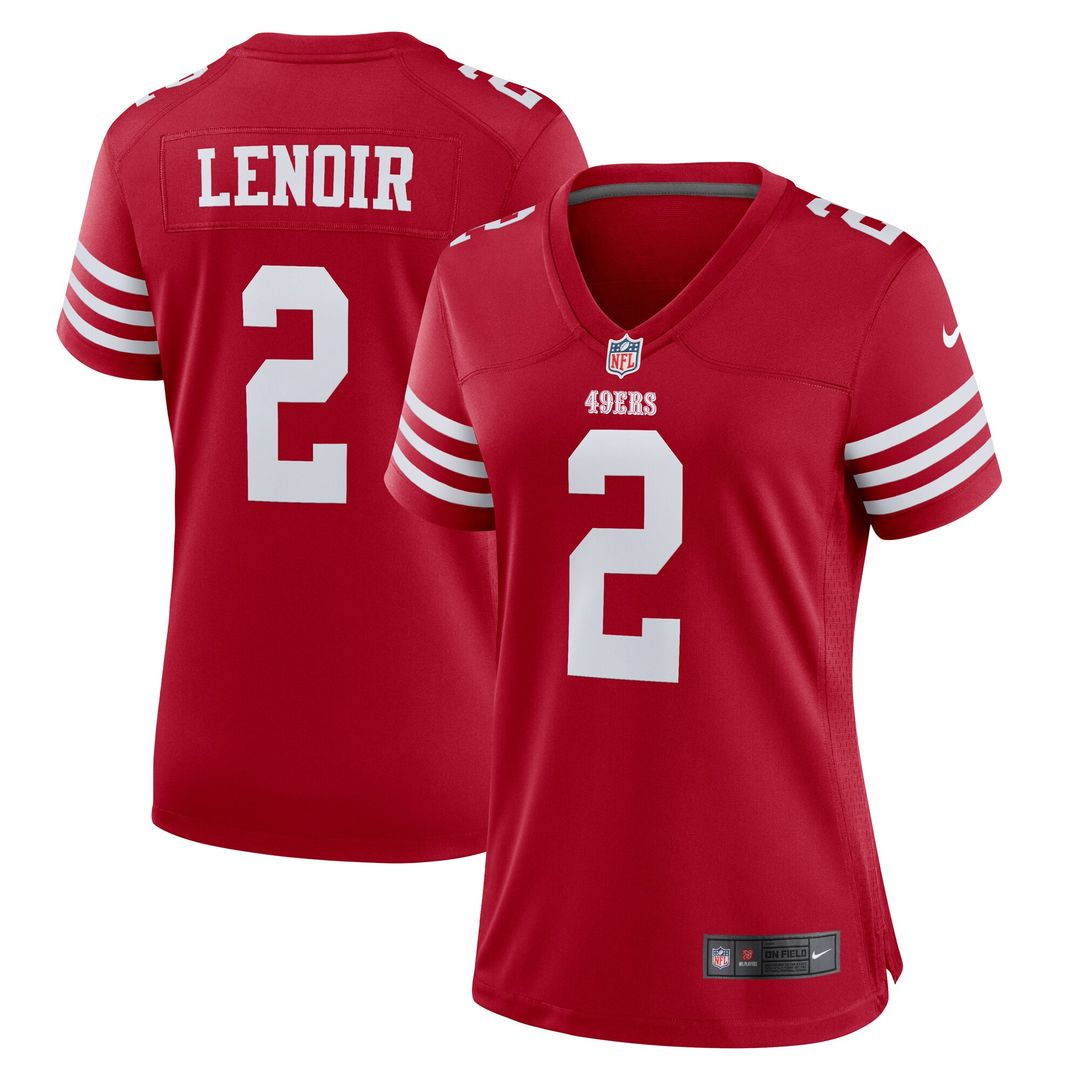 Deommodore Lenoir San Francisco 49ers Nike Women's  Game Official Jersey -  Scarlet