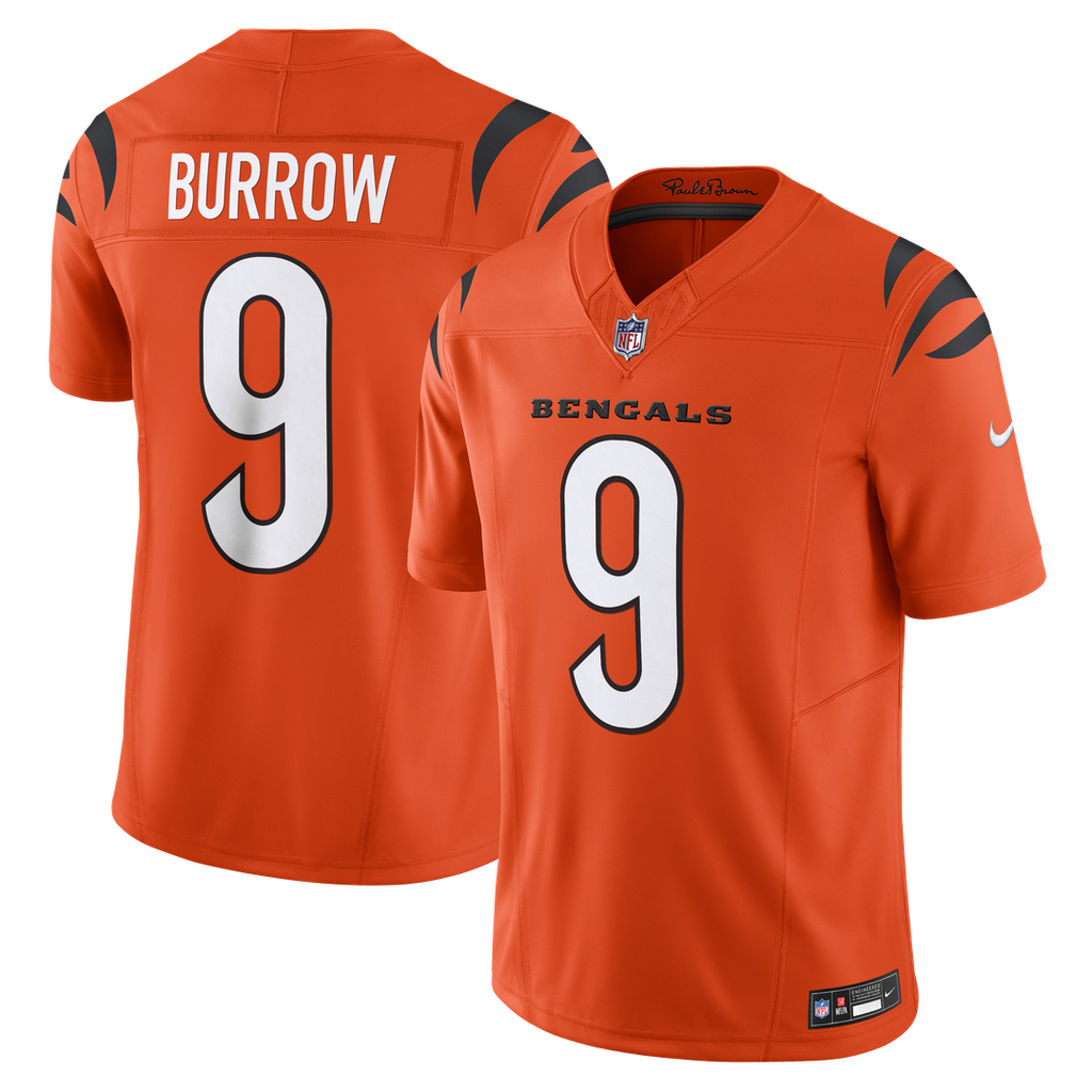 Joe Burrow Cincinnati Bengals Nike Vapor F.U.S.E. Limited Official Jersey - Orange