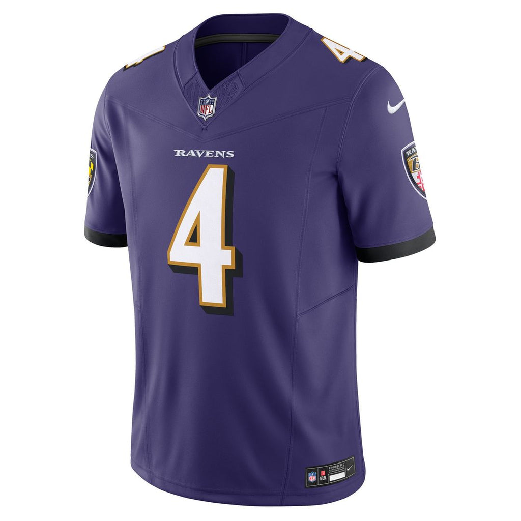 Zay Flowers Baltimore Ravens Nike Alternate Vapor F.U.S.E. Limited Official Jersey - Black