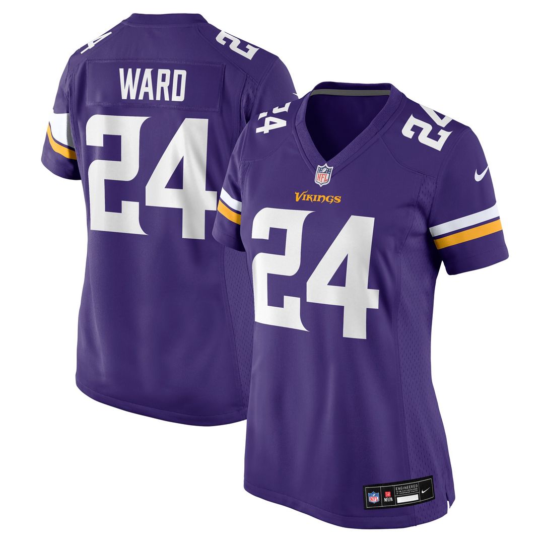 Jay Ward Minnesota Vikings Nike Women's Team Game Jersey - Purple