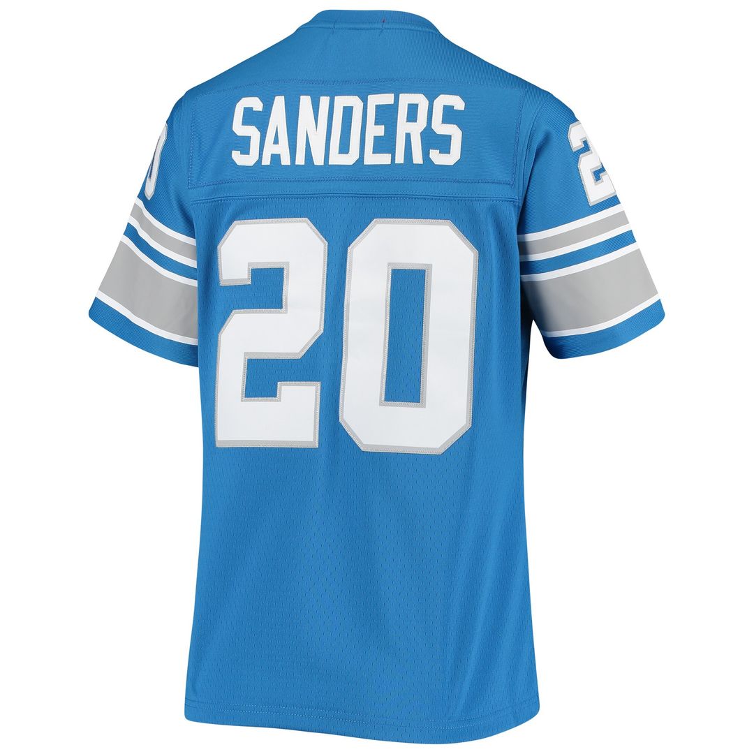 Barry Sanders Detroit Lions Mitchell & Ness Women's 1996 Legacy Replica Official Jersey - Blue