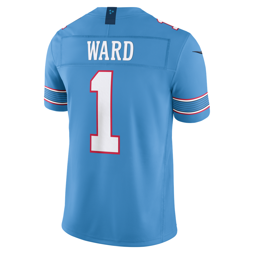 Cameron Ward Tennessee Titans Nike Vapor F.U.S.E. Stitched Limited Official Jersey - Light Blue