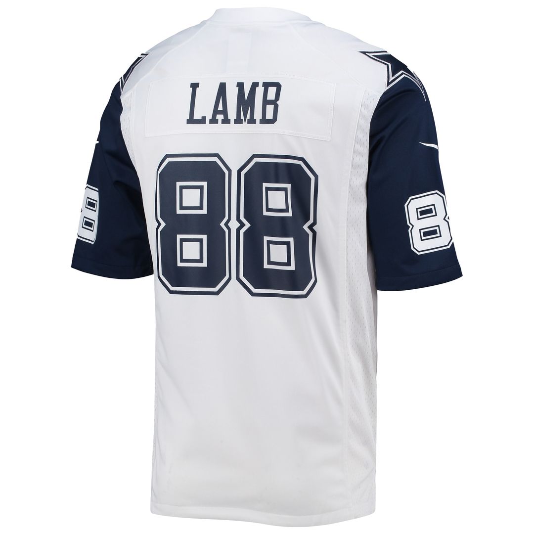 CeeDee Lamb Dallas Cowboys Nike Alternate Game Team Official Jersey - White